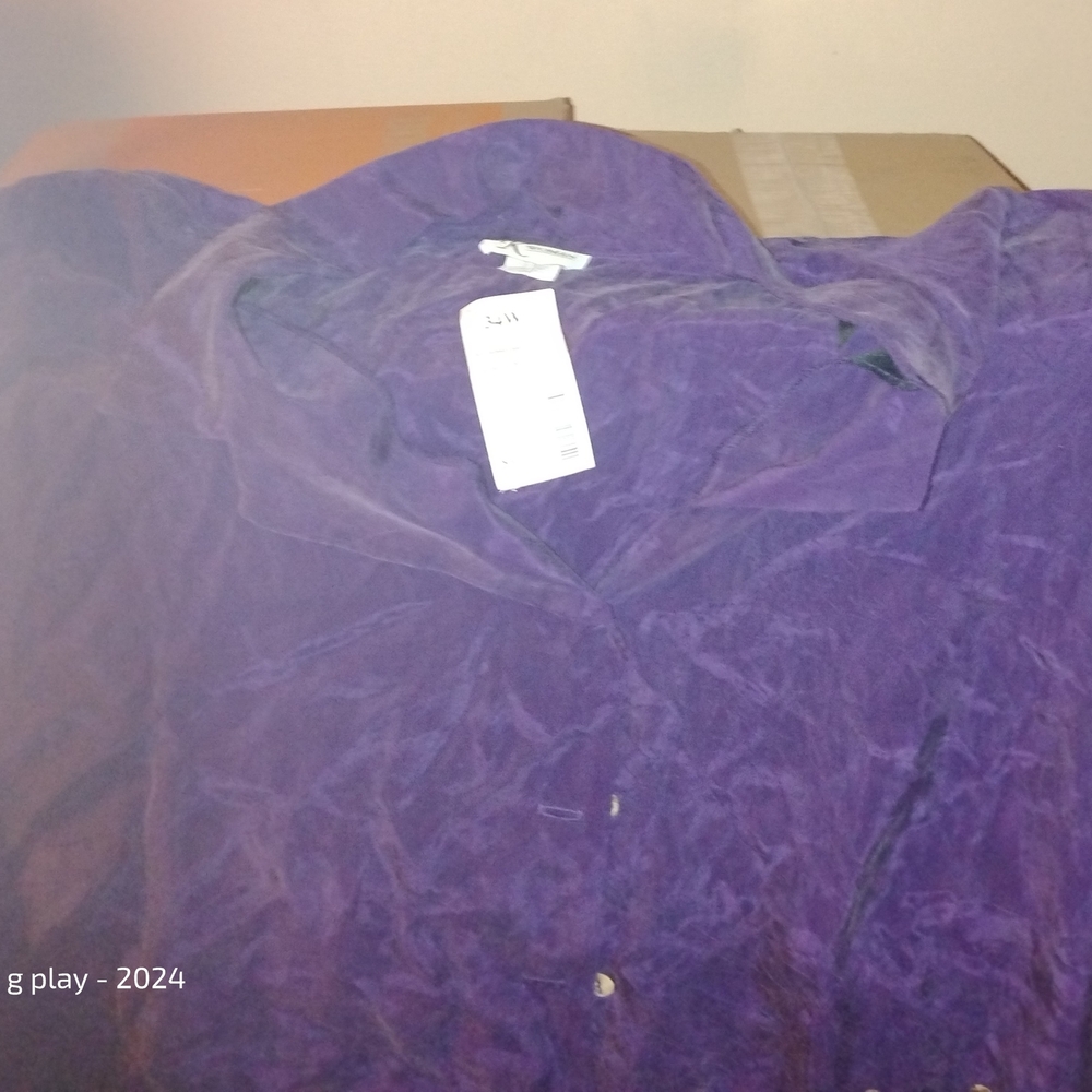 Purple Button Down Shirt